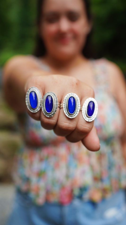 Mood Rings - stamped lines