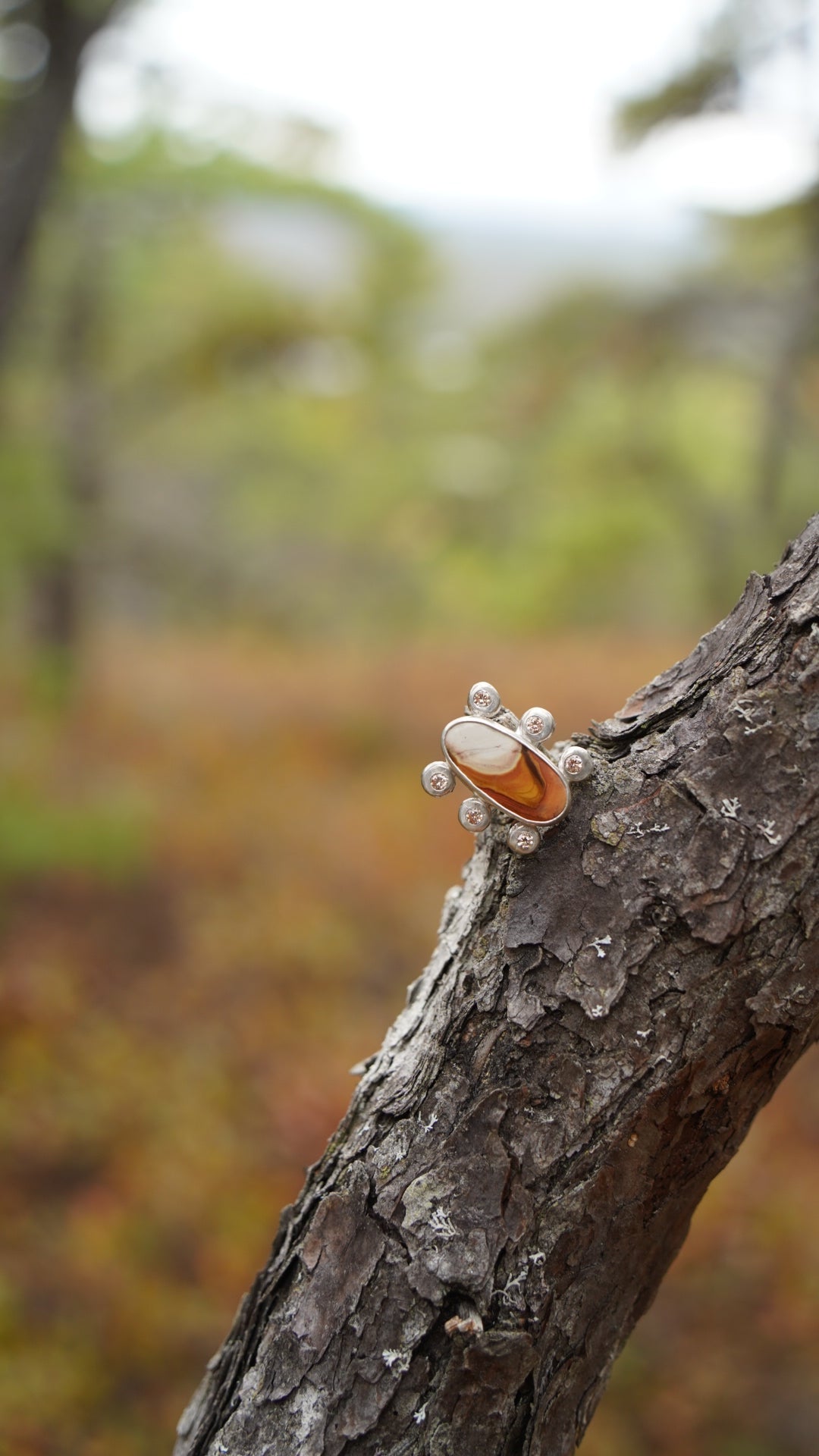 Polychrome Jasper Ring, size 8