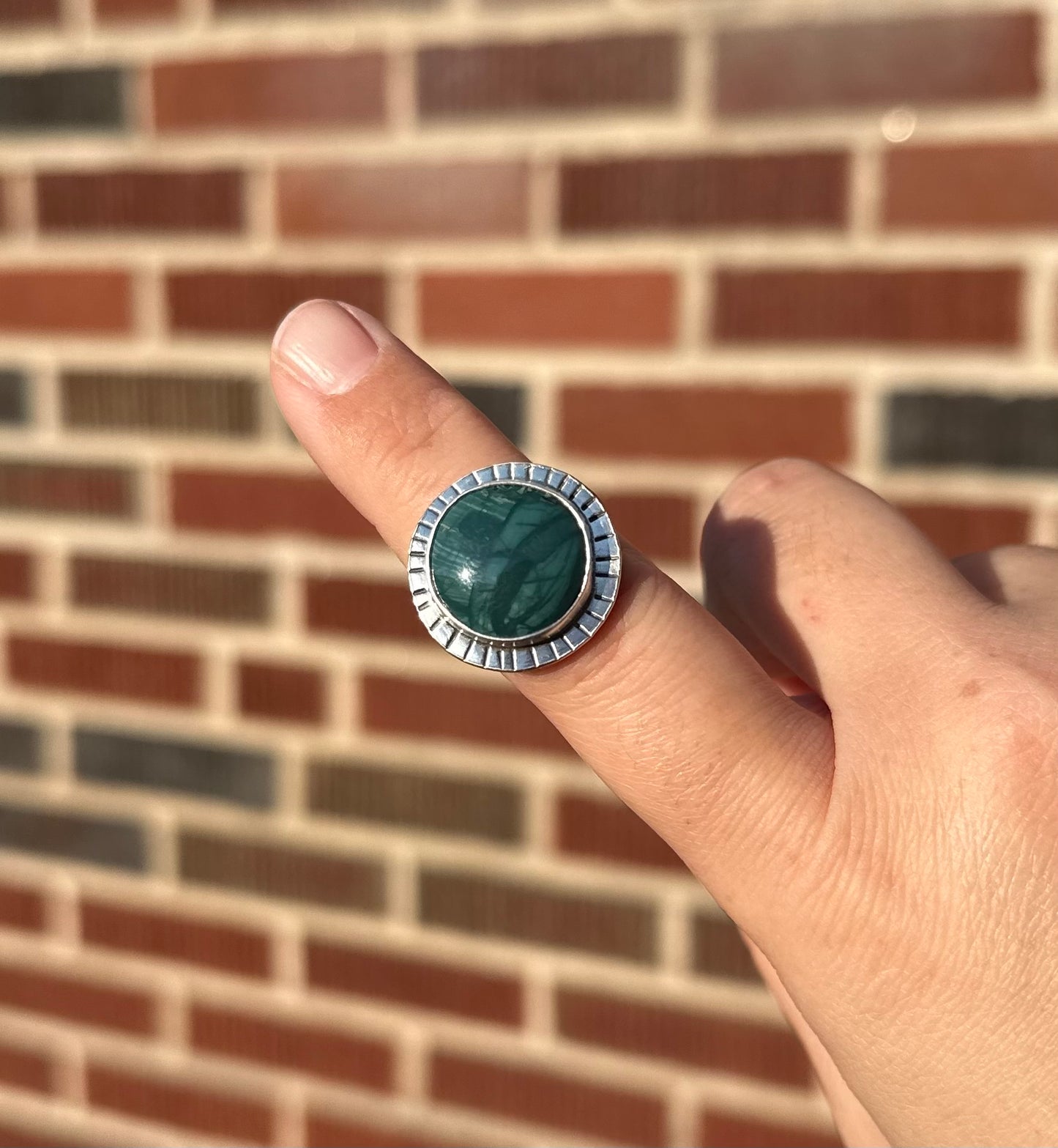 Skaggs Jasper Ring, Size 7