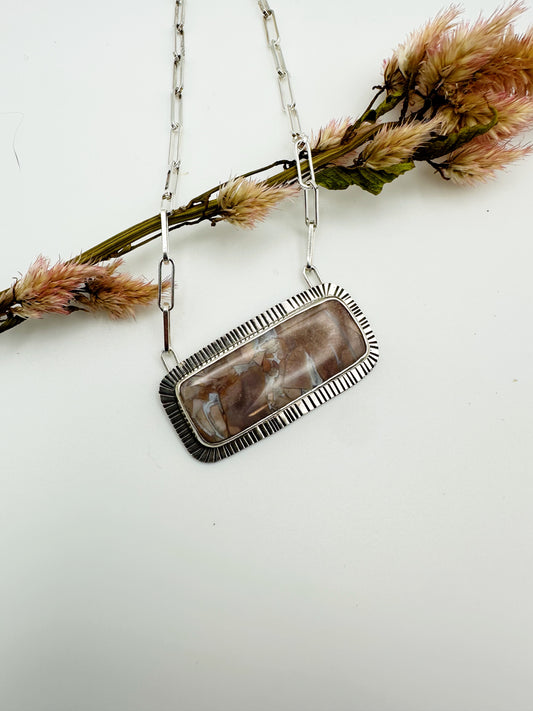 McDermitt Brecciated Jasper Necklace