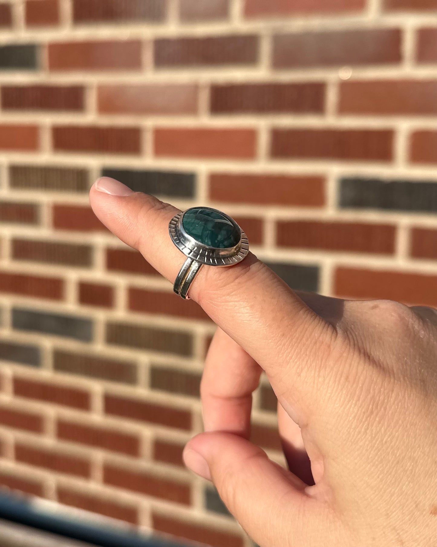 Skaggs Jasper Ring, Size 7