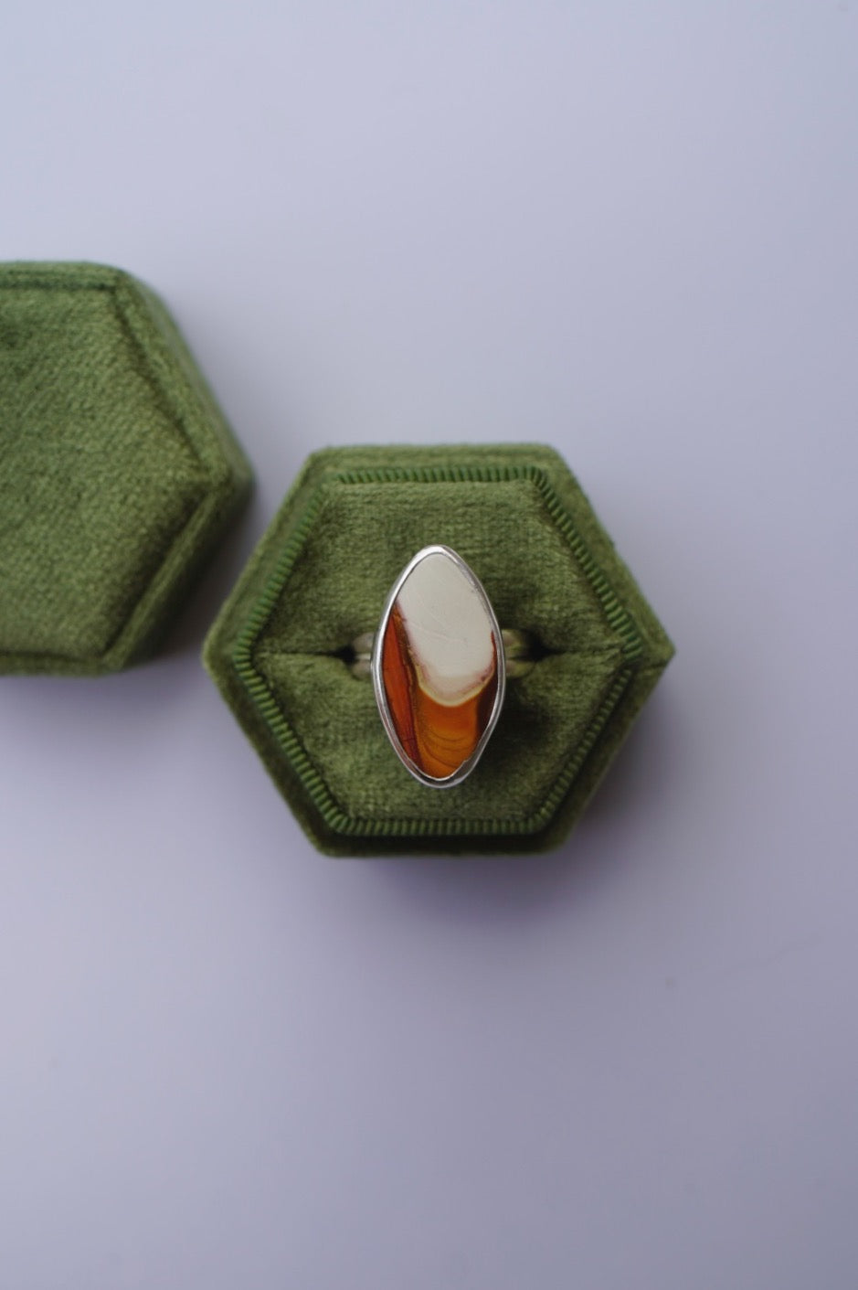 Polychrome Jasper Ring, size 6.5