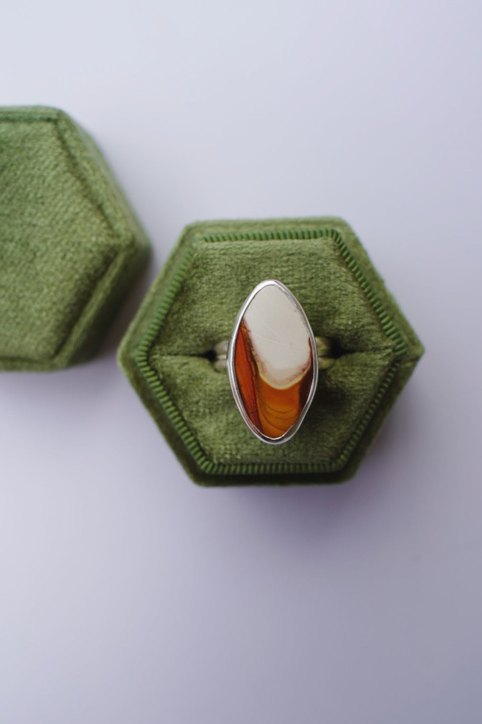 Polychrome Jasper Ring, size 6.5