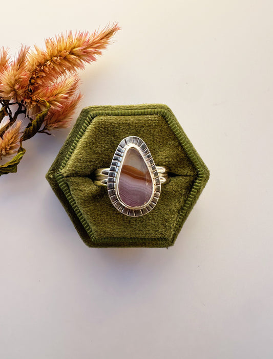 Laguna Agate Ring, Size 10