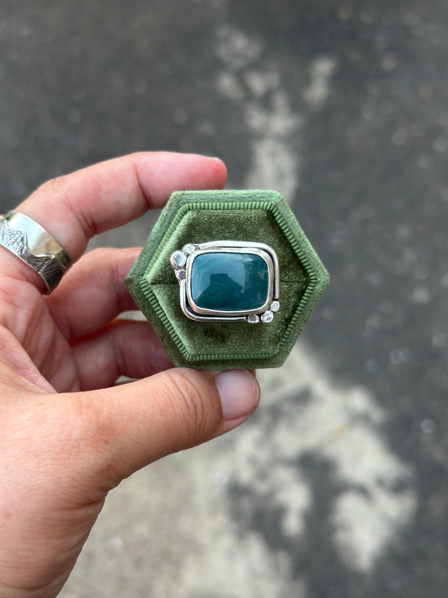 Skaggs Jasper Ring, size 8