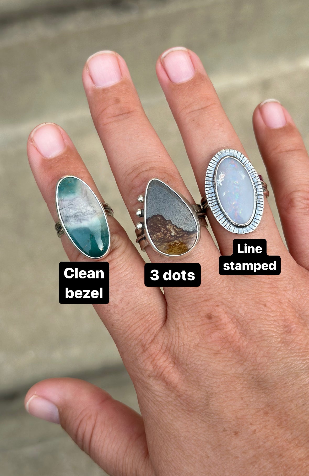 Custom imperial jasper ring: pre-order