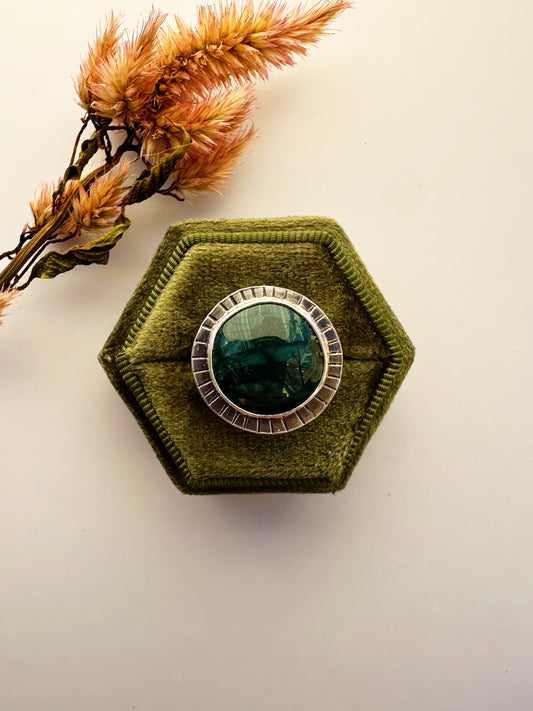 Skaggs Jasper Ring, Size 7