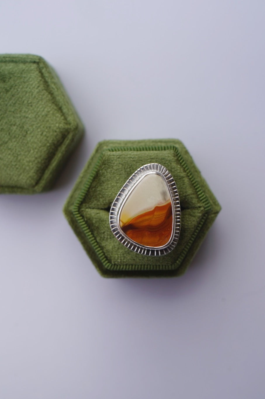 Polychrome Jasper Ring, size 9