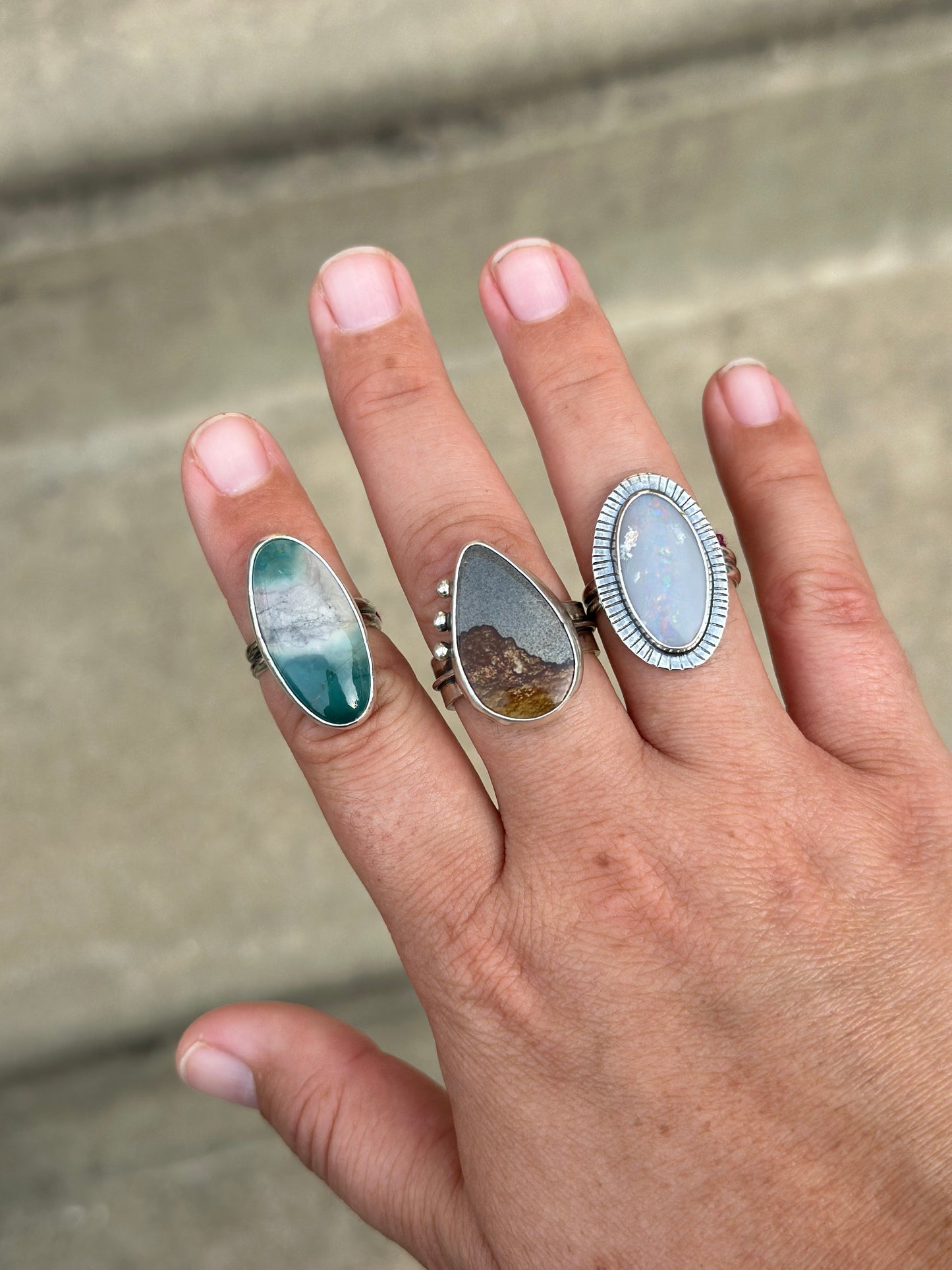 Custom imperial jasper ring: pre-order