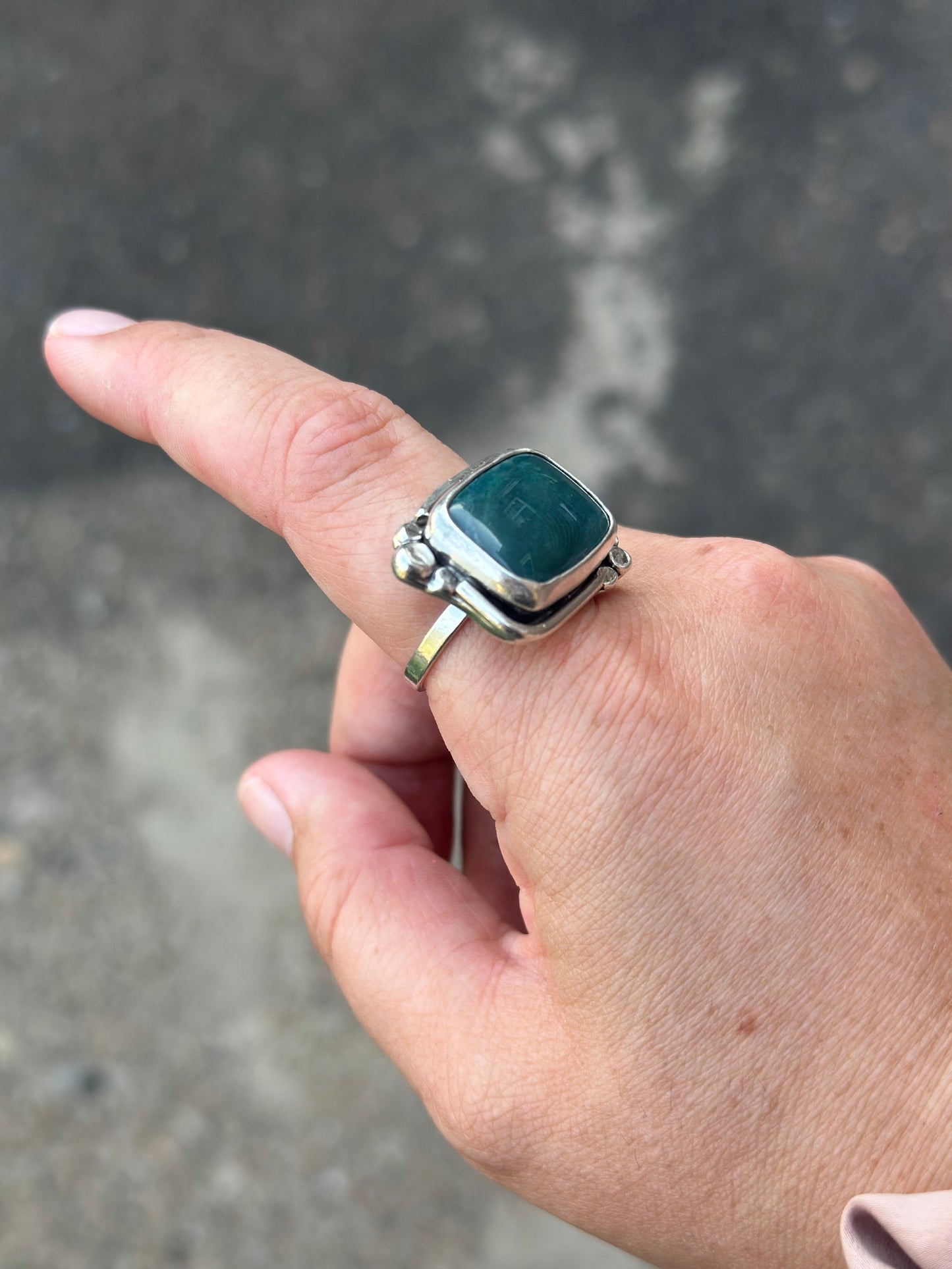 Skaggs Jasper Ring, size 8