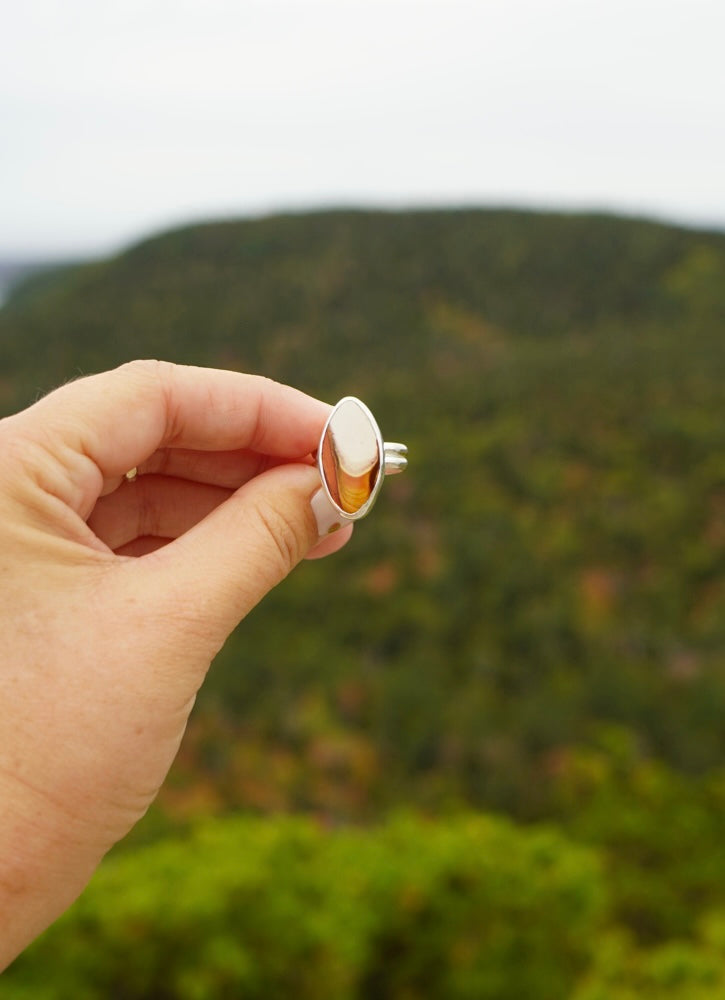 Polychrome Jasper Ring, size 6.5