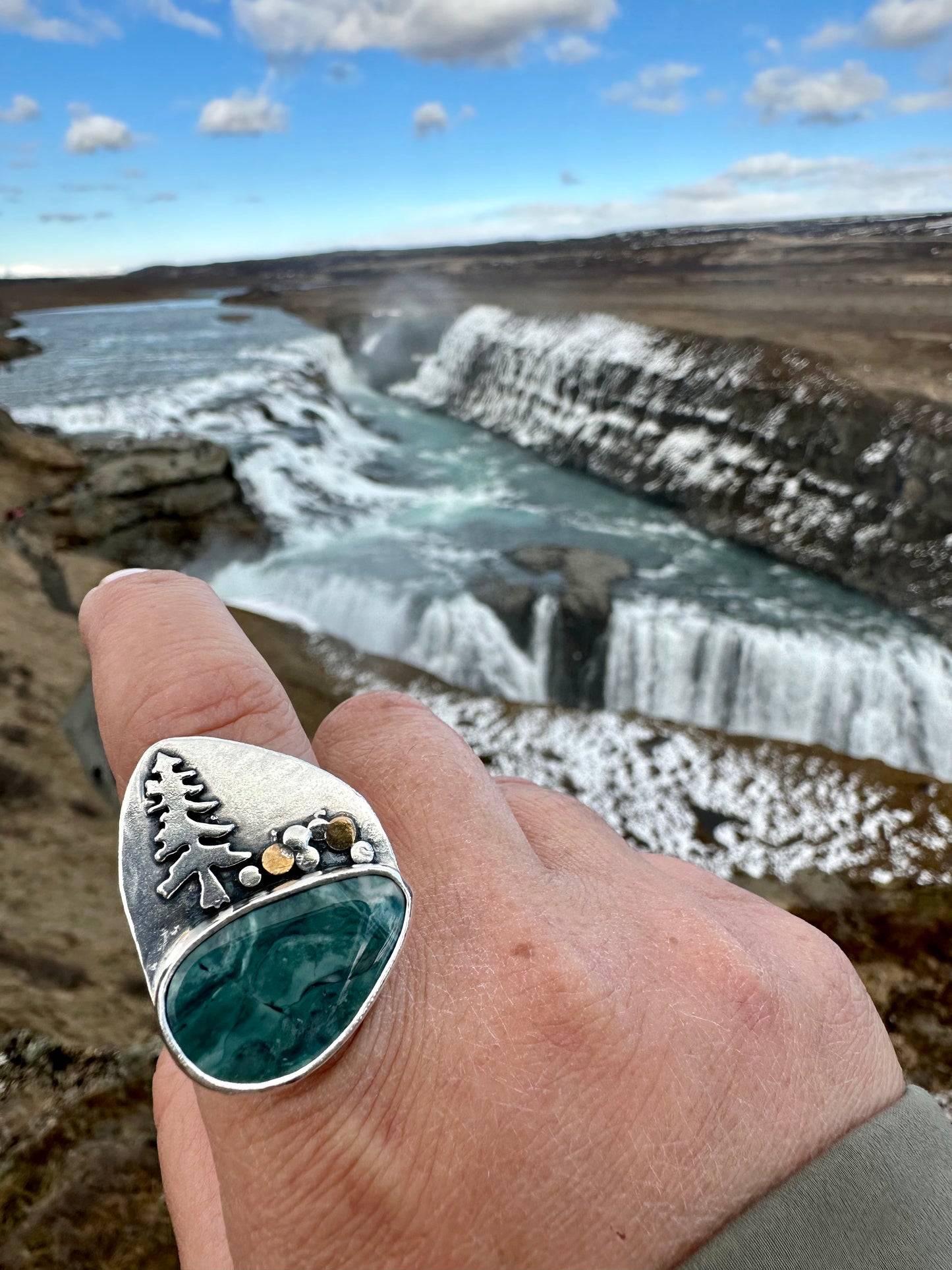 Hava Ridge Jasper ring, size 8.25